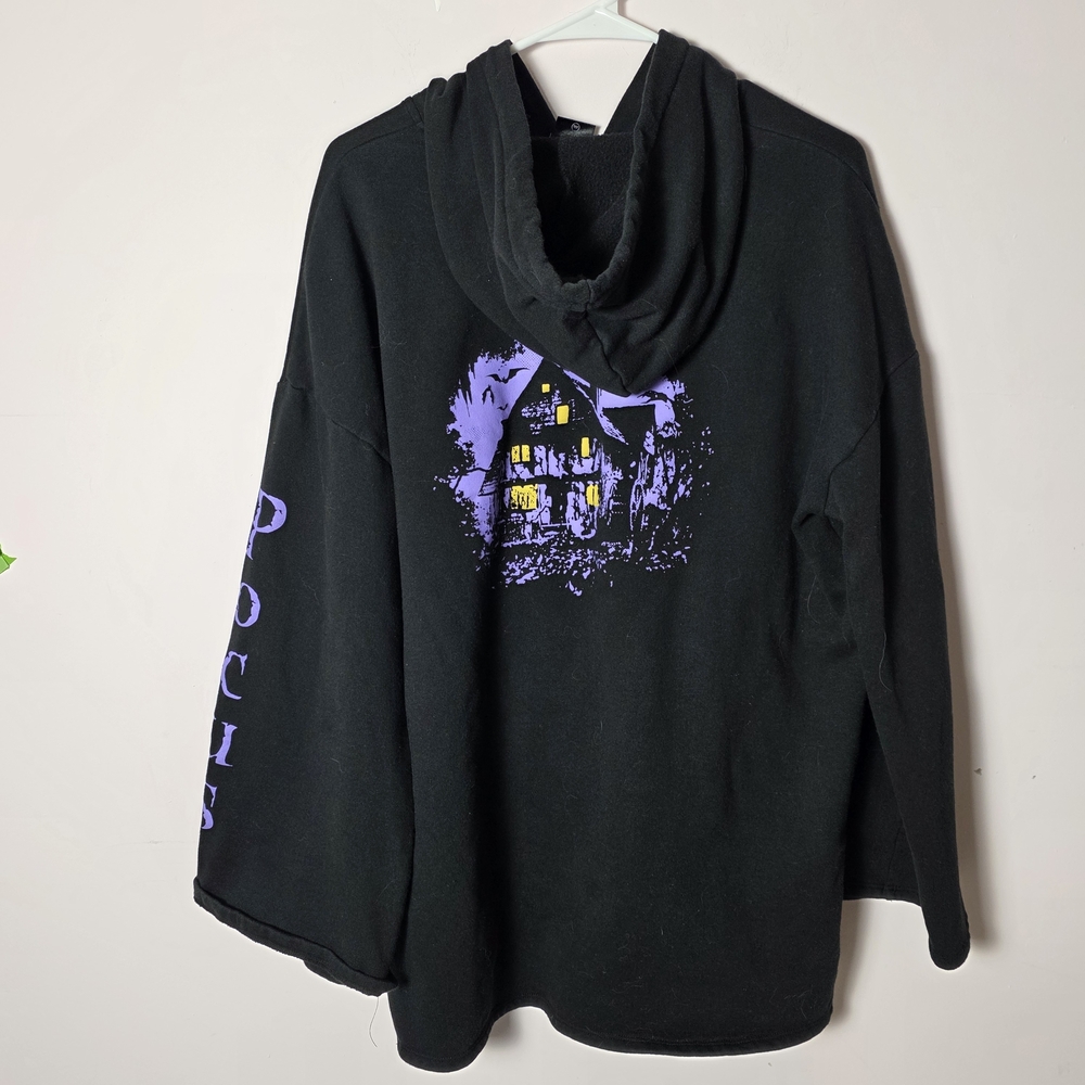 Disney Her Universe Hocus Pocus Oversized Hoodie XXL Haunted House Witch Graphic - Picture 7 of 8